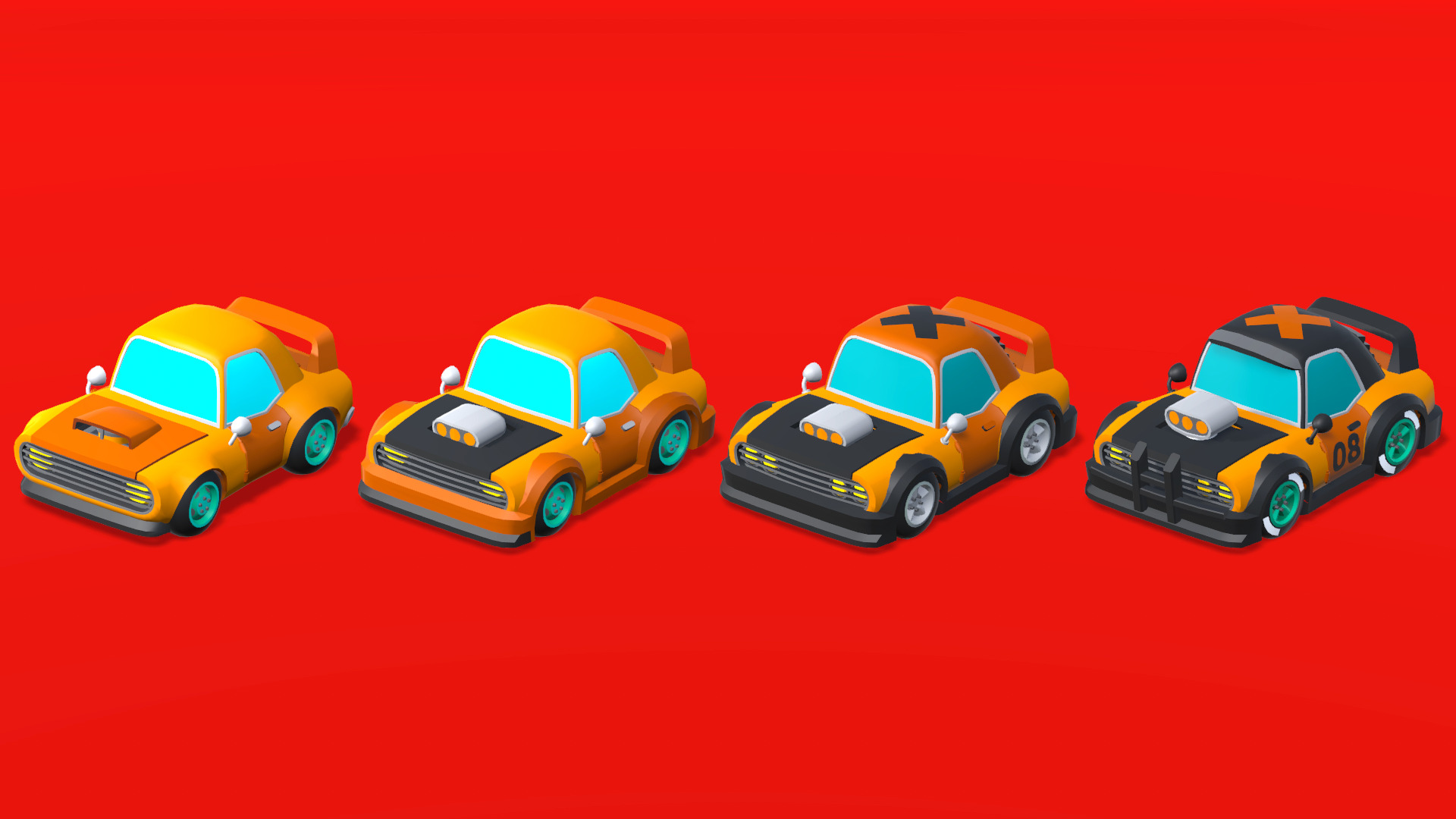 Vehicles Full Pack - Low Poly Cars - 100 Cars Low-poly 3D model_22