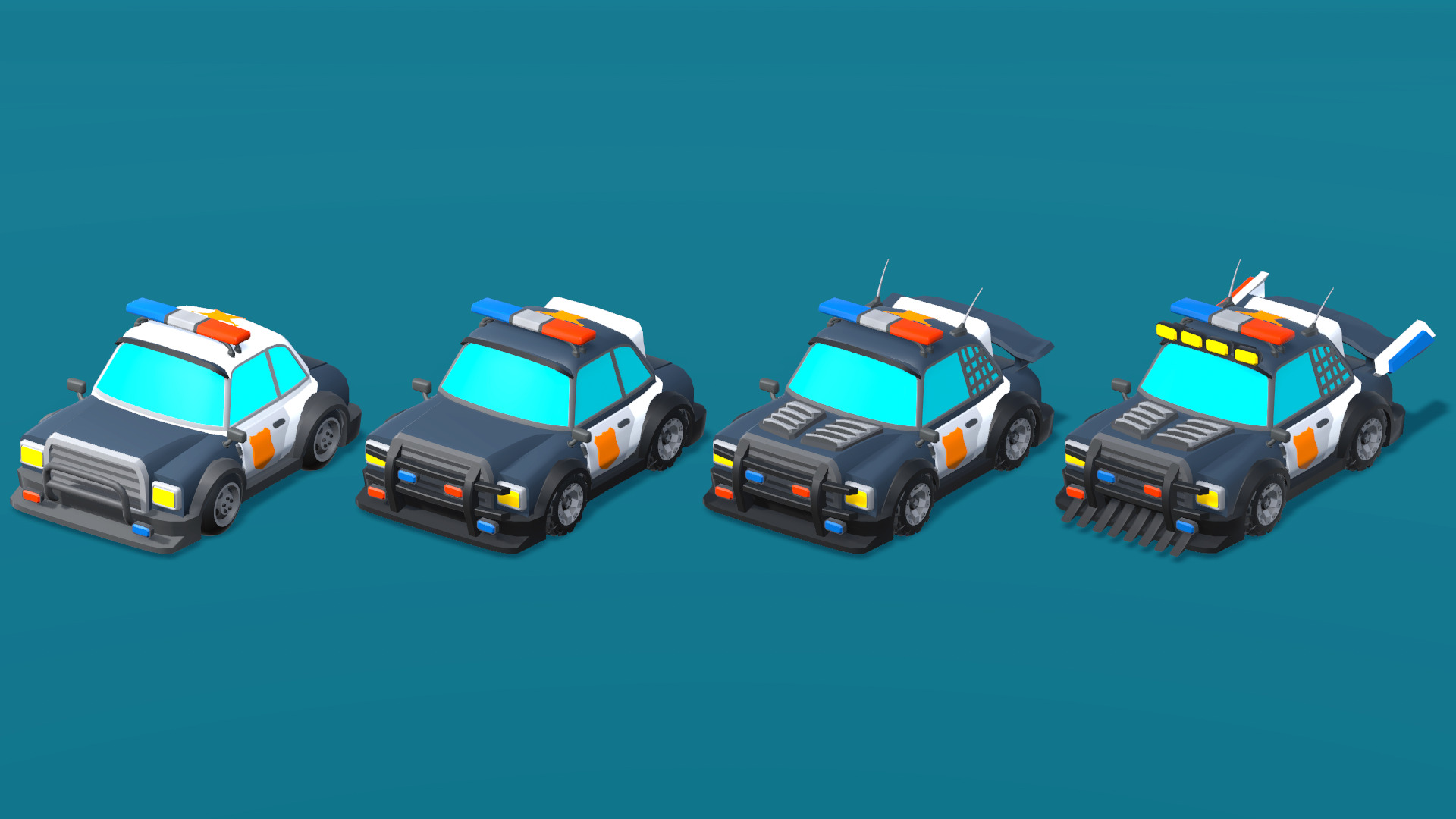 Vehicles Full Pack - Low Poly Cars - 100 Cars Low-poly 3D model_23