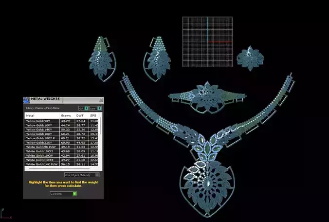 20-Neckles Set All 3dm Files