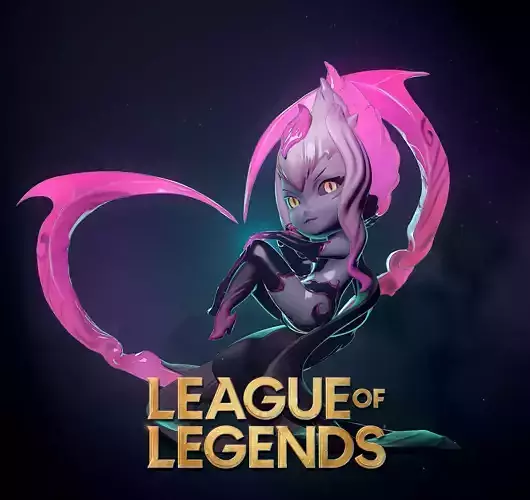Evelynn League of Legends Figure chibi 
