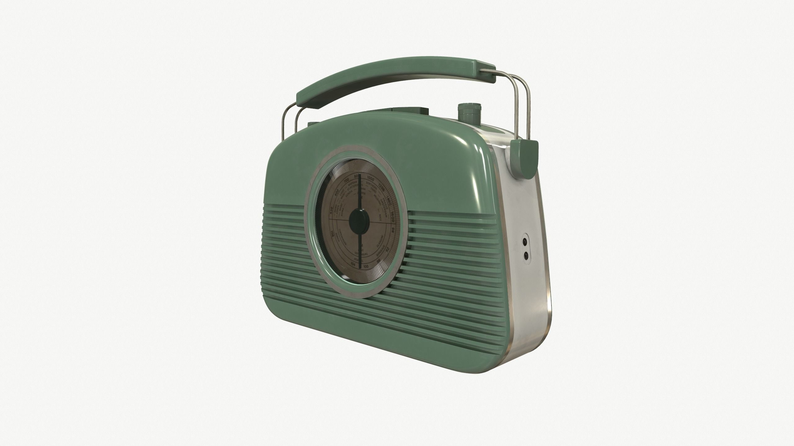 Radio 3D model_4