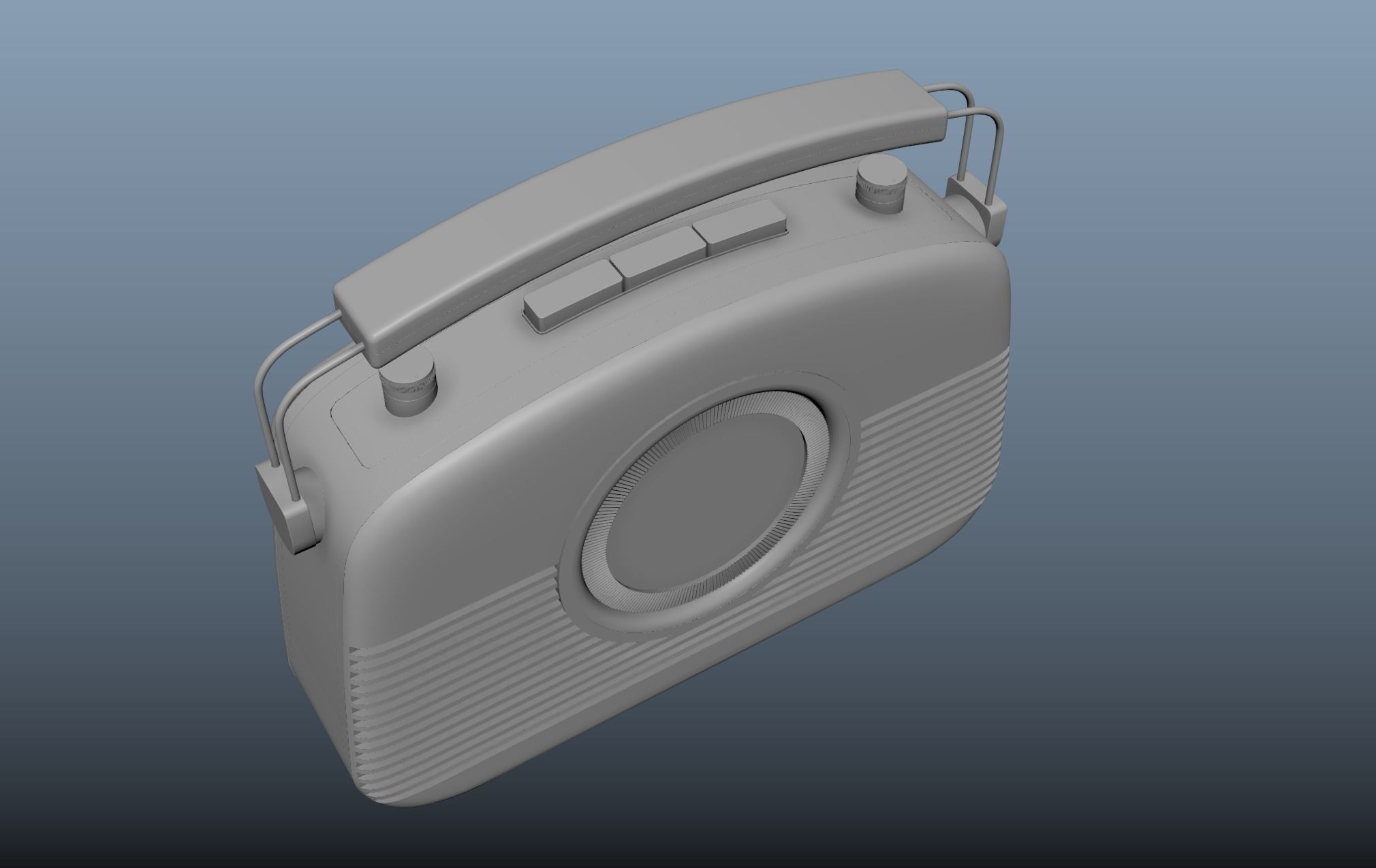 Radio 3D model_18