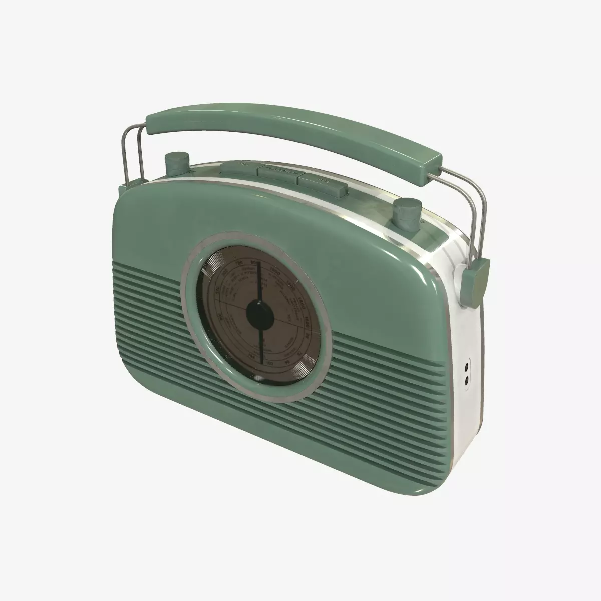 Radio 3D model_0