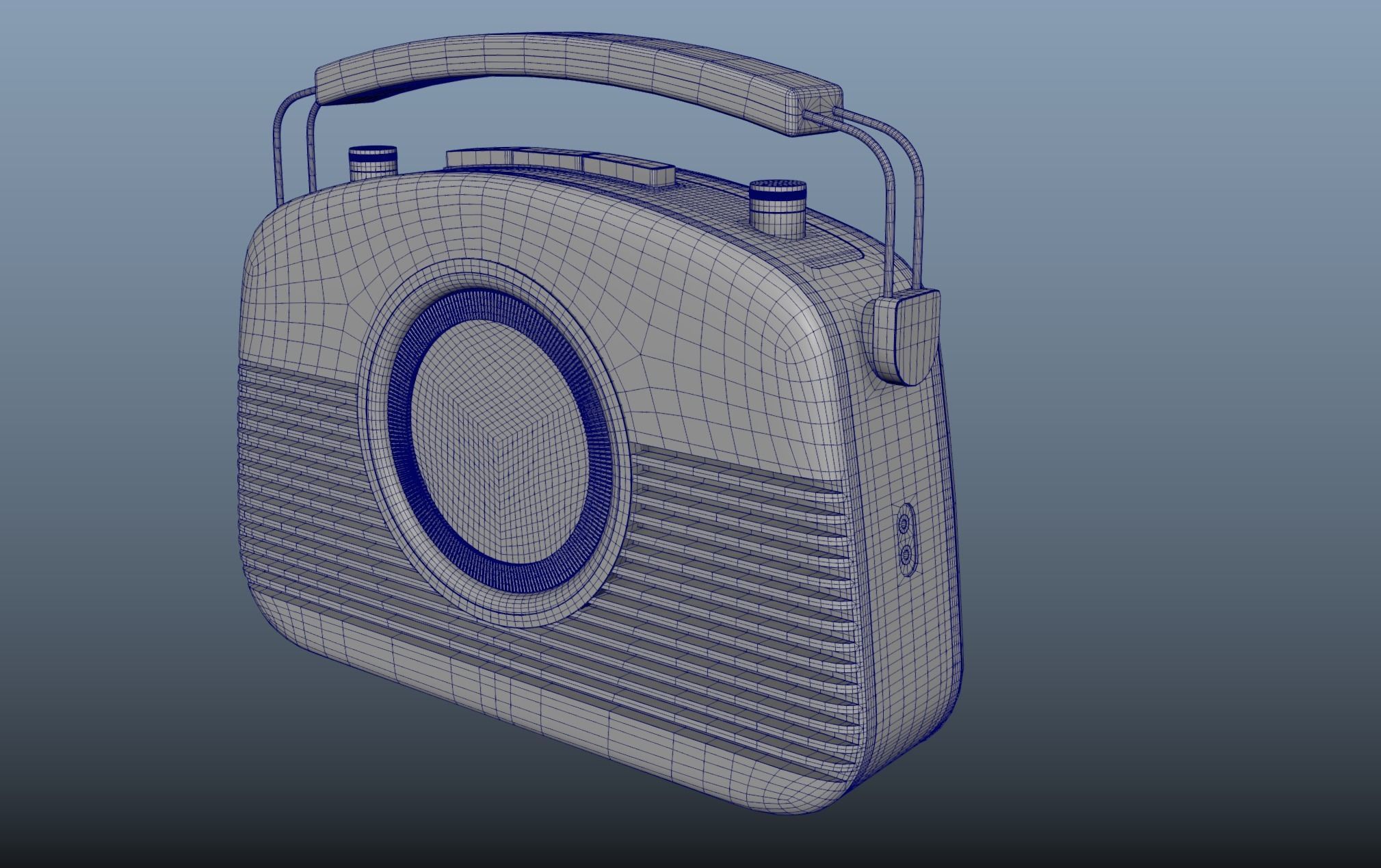 Radio 3D model_17