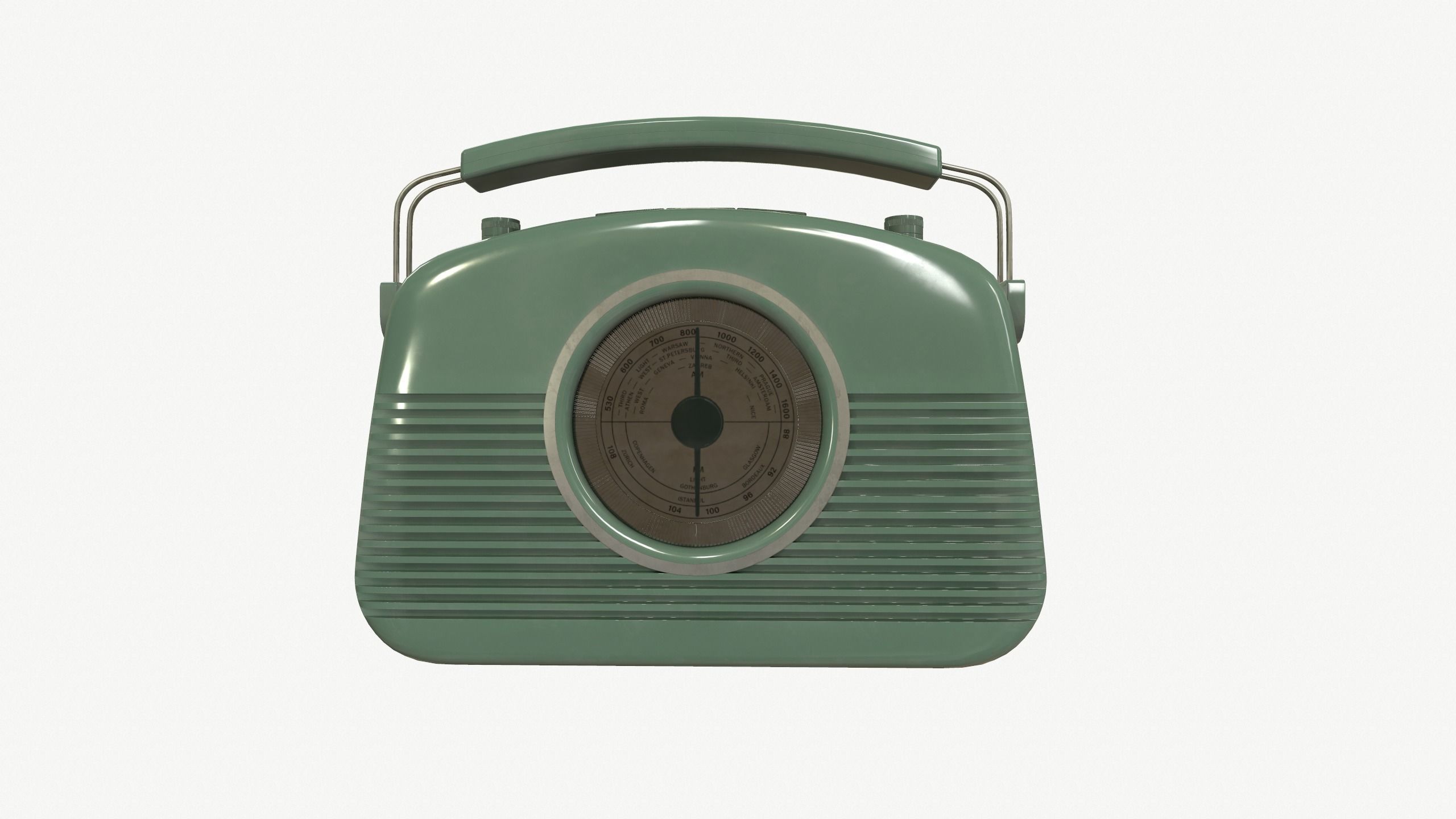 Radio 3D model_2
