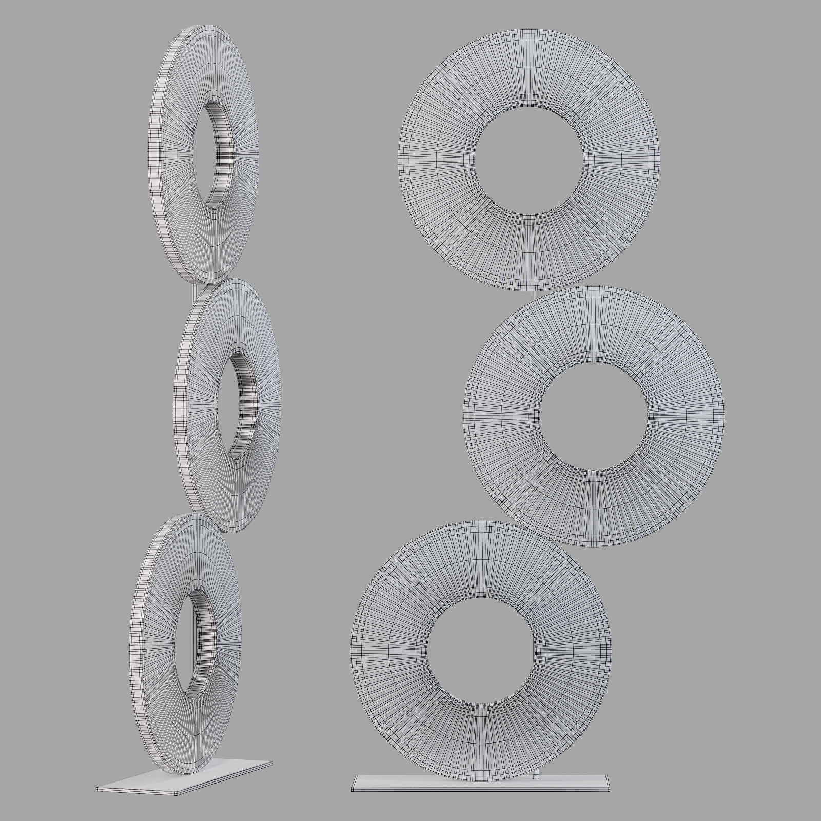 roche bobois cactus floor lamp 3D model_5