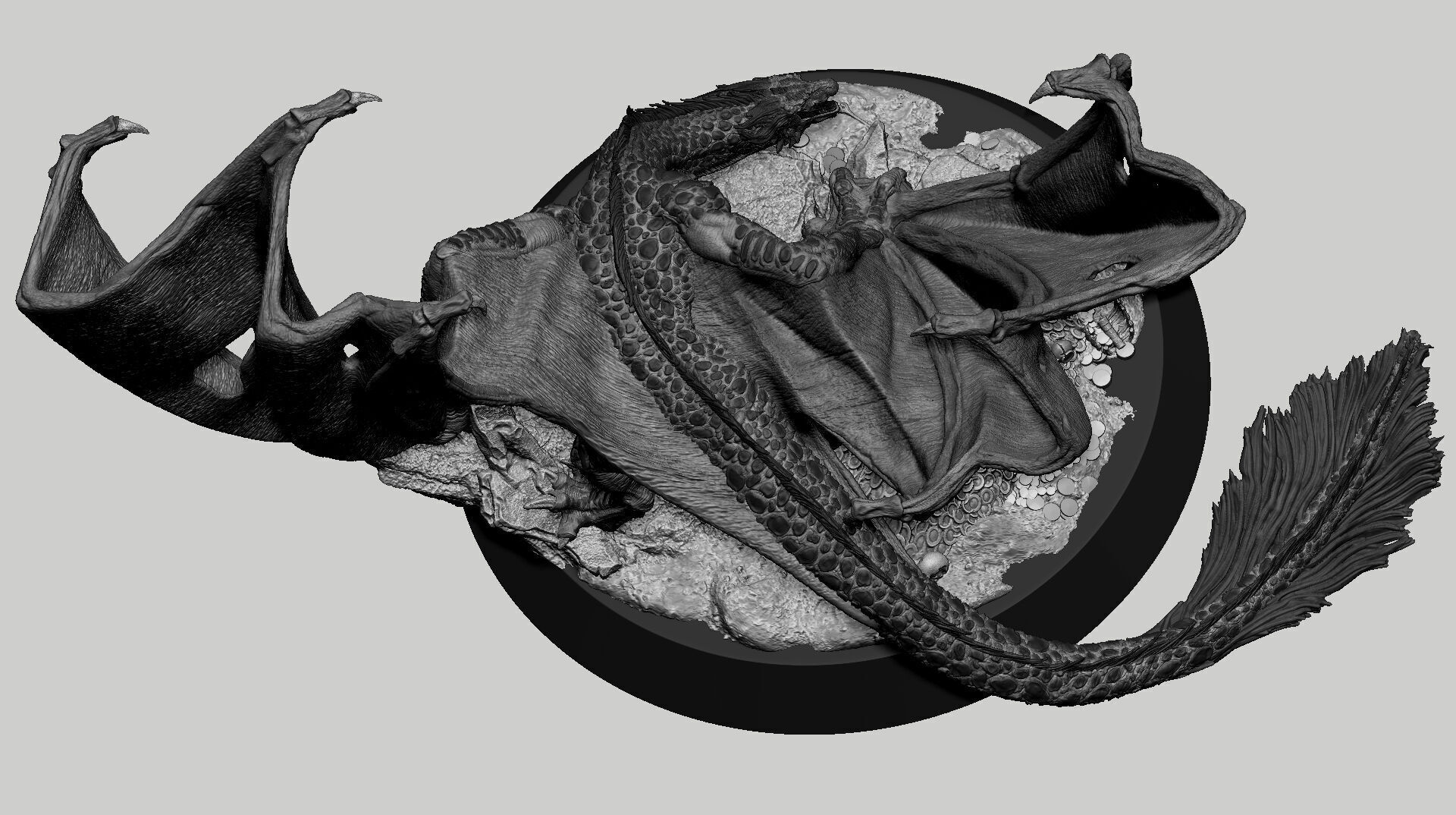 wyvern dragon 3D print model_4