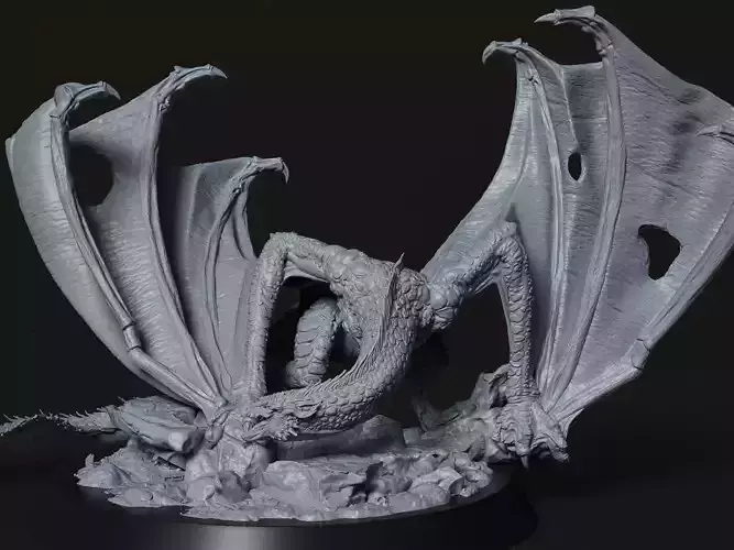 wyvern dragon 3D print model