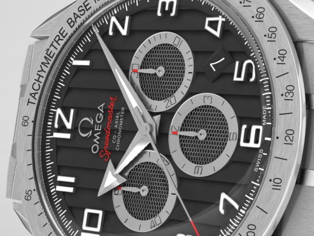 Omega Speedmaster Broad Arrow 3D model_11