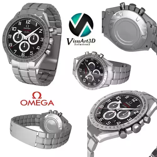 Omega Speedmaster Broad Arrow 3D model