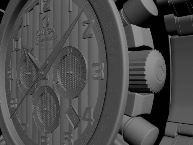 Omega Speedmaster Broad Arrow 3D model_15