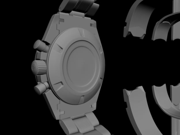 Omega Speedmaster Broad Arrow 3D model_18