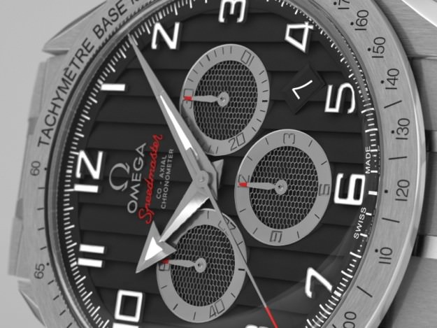 Omega Speedmaster Broad Arrow 3D model_10