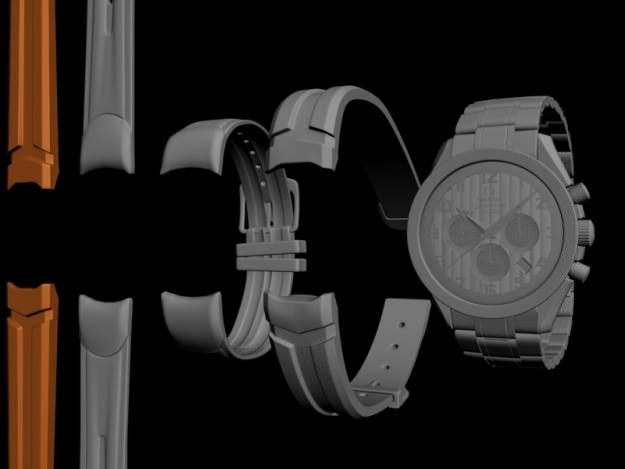 Omega Speedmaster Broad Arrow 3D model_16