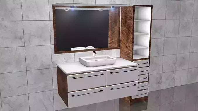 Bathroom Cabinet v2 - 4K