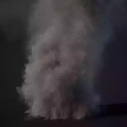 Animated Smoke Plume 7 3D model