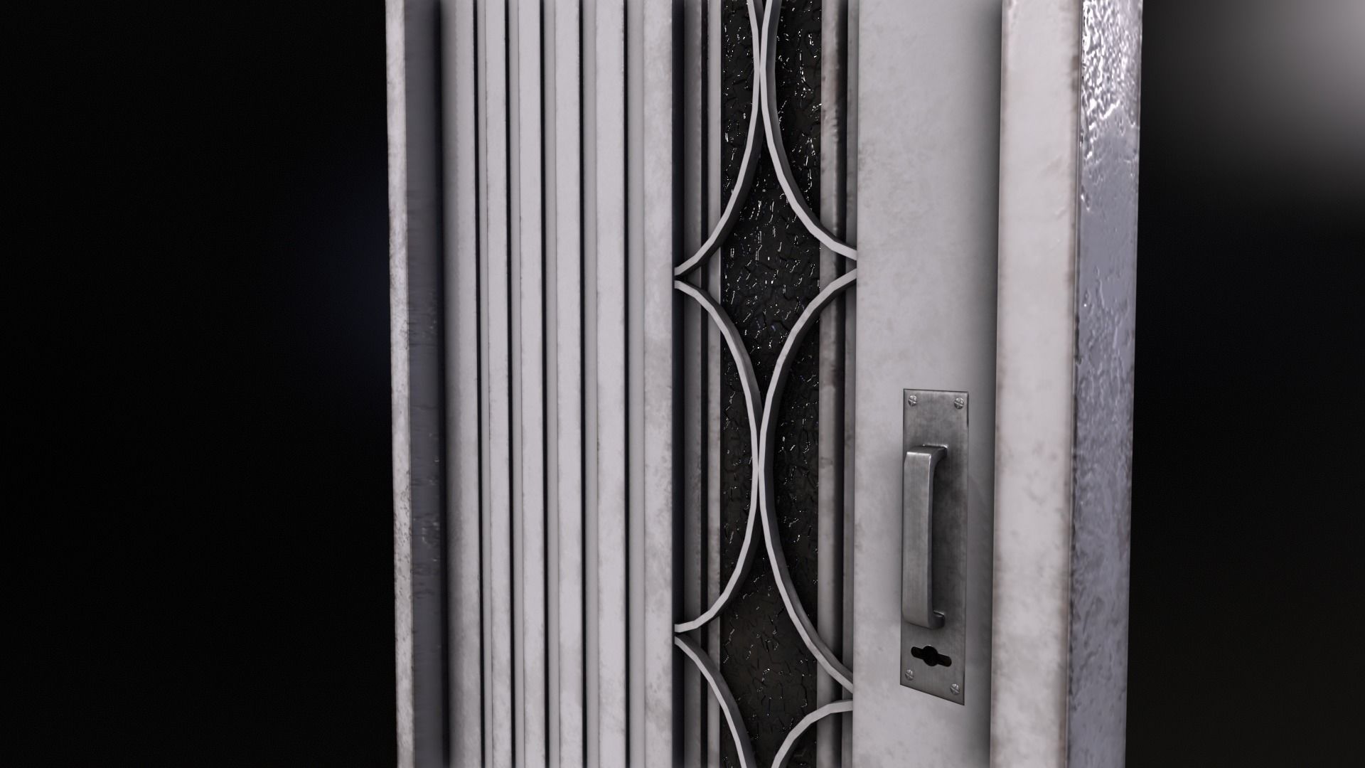 Old Doors Pack Low-poly 3D model_4