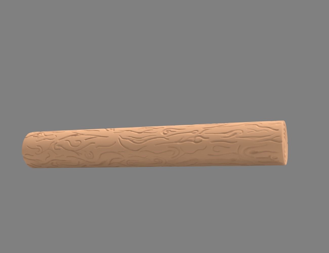 3D-Printable Log Model for Forestry with Gripper Compatibility 3D print model_1