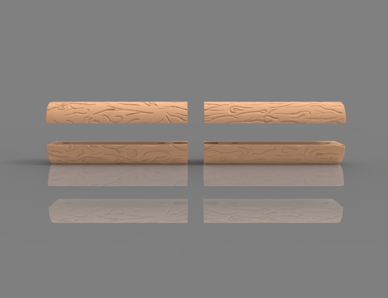 3D-Printable Log Model for Forestry with Gripper Compatibility 3D print model_8