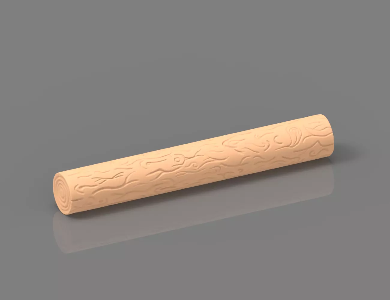 3D-Printable Log Model for Forestry with Gripper Compatibility 3D print model_0