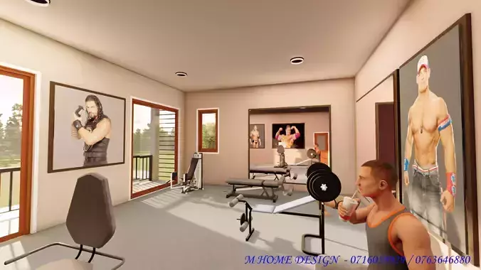 Fitness Center 3D model