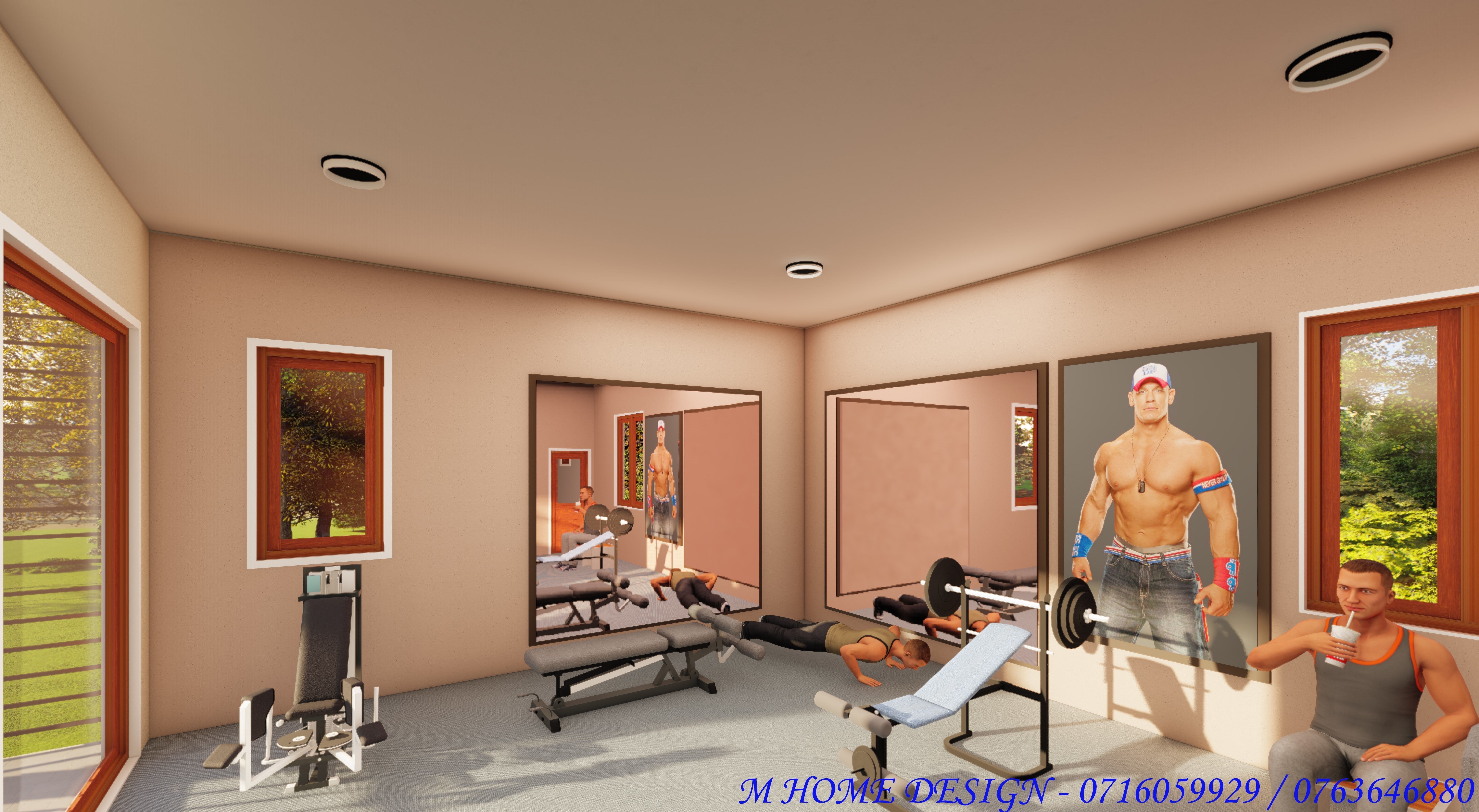 Fitness Center 3D model_3