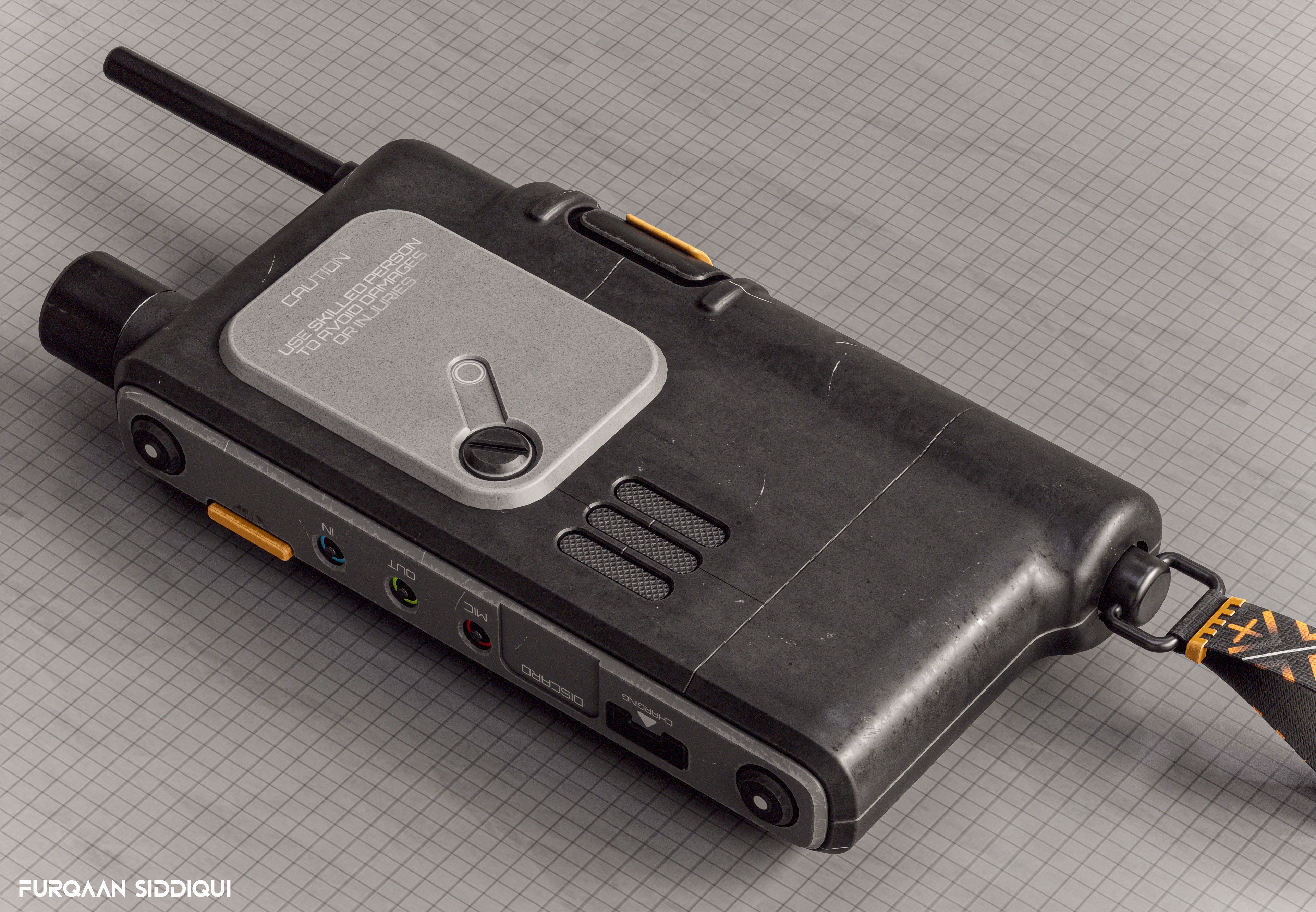 Sci-fi Controller V35 PBR Low-poly 3D model_7