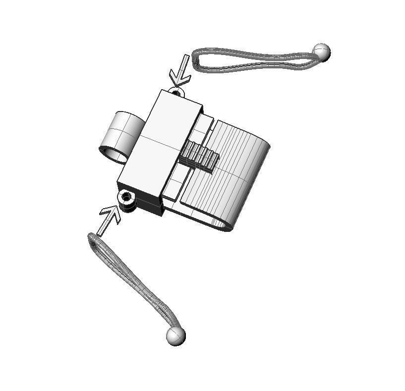 Printable clasp-box for bracelet  12mm STL  3D print model_10