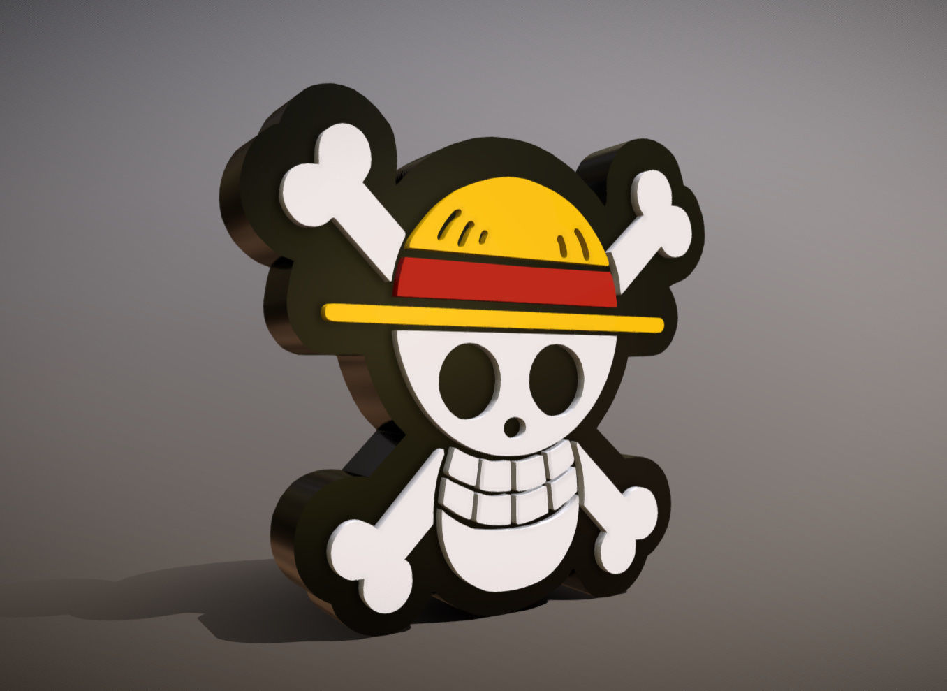 ONE PIECE SIGN 3D print model_1