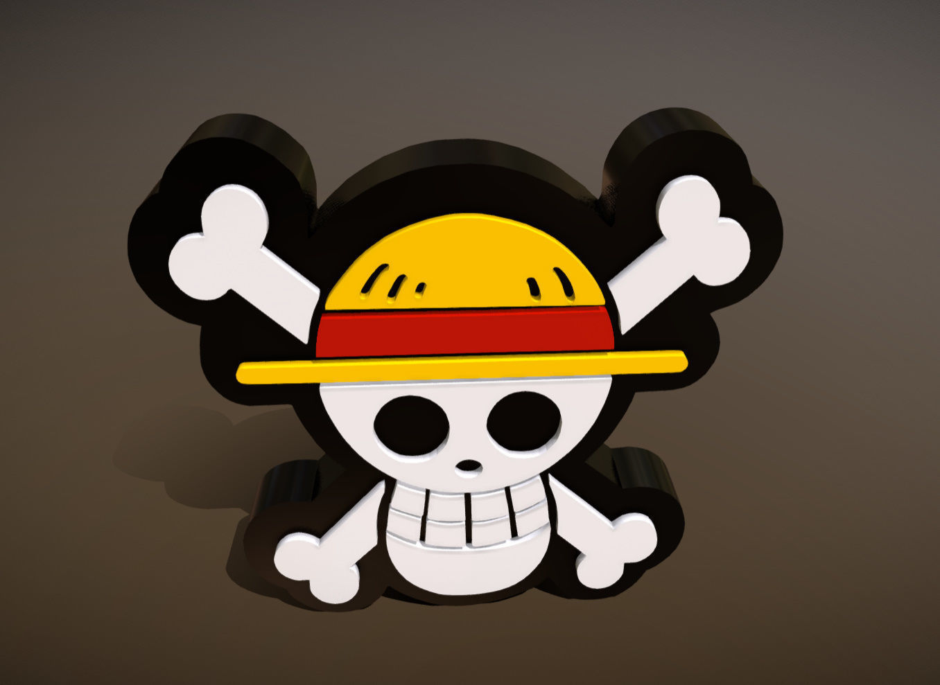 ONE PIECE SIGN 3D print model_3