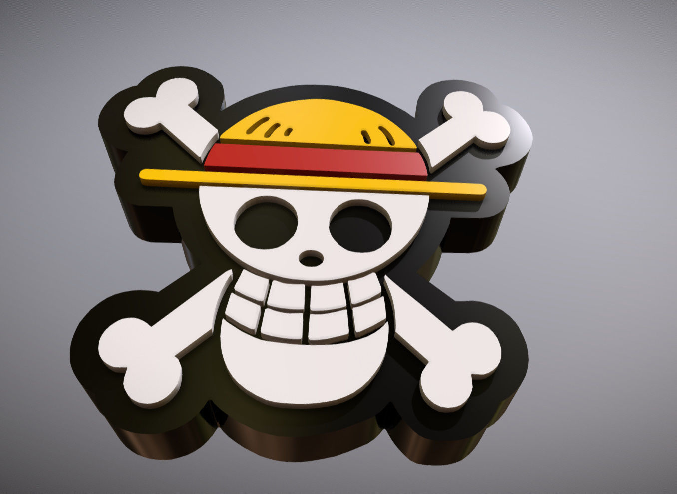 ONE PIECE SIGN 3D print model_4
