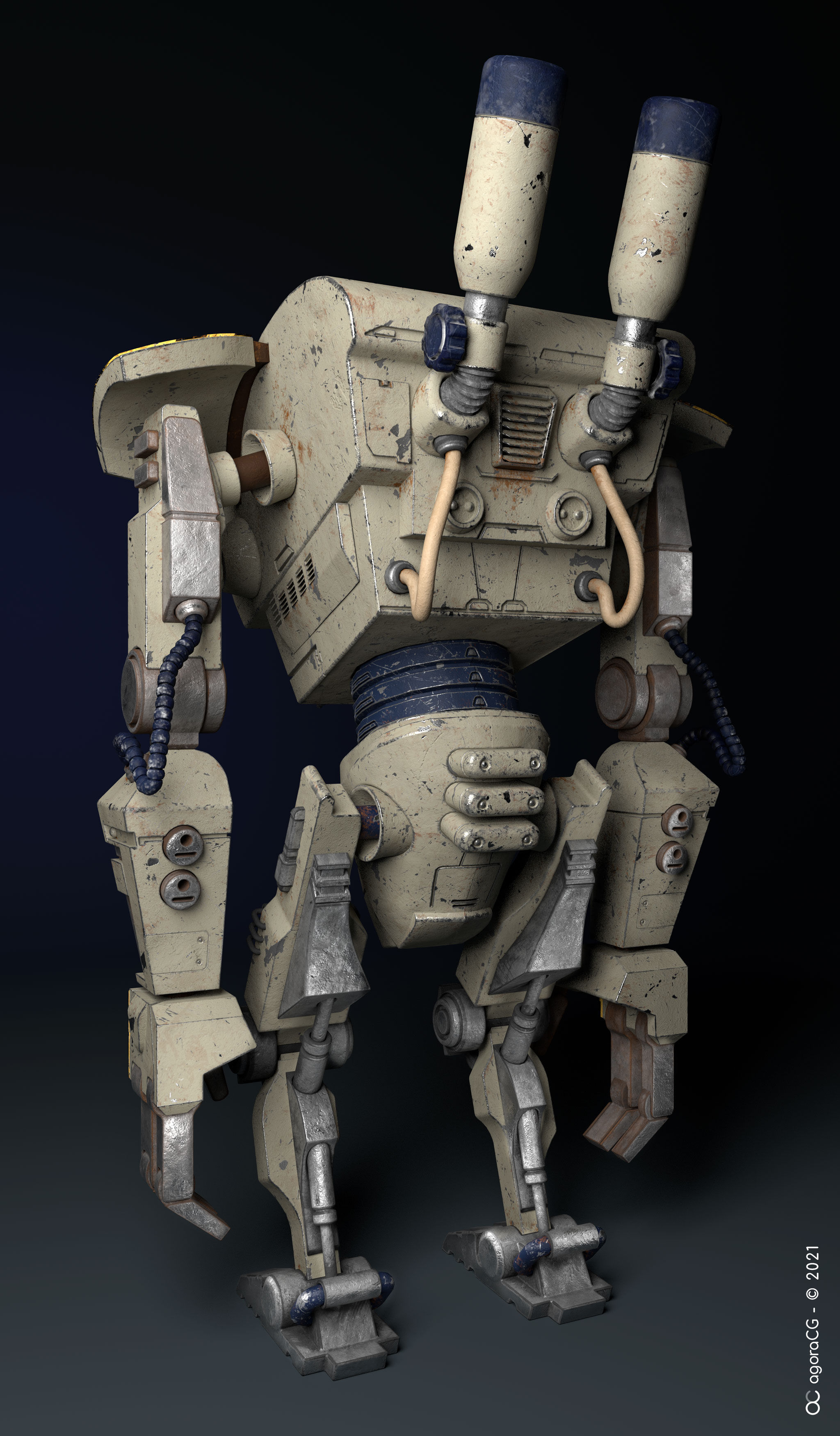Star Wars Droid 3D model_1