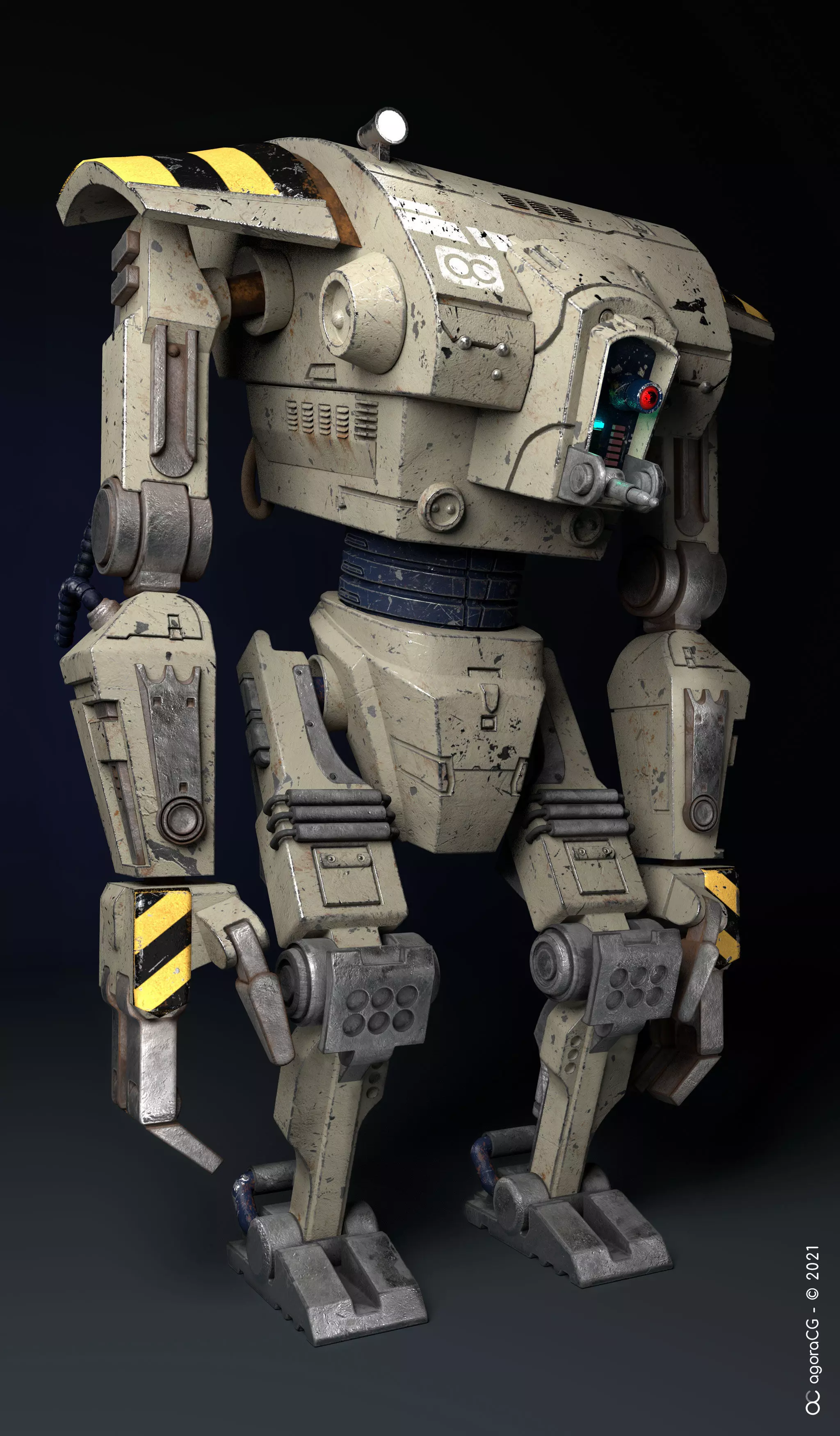 Star Wars Droid 3D model_0