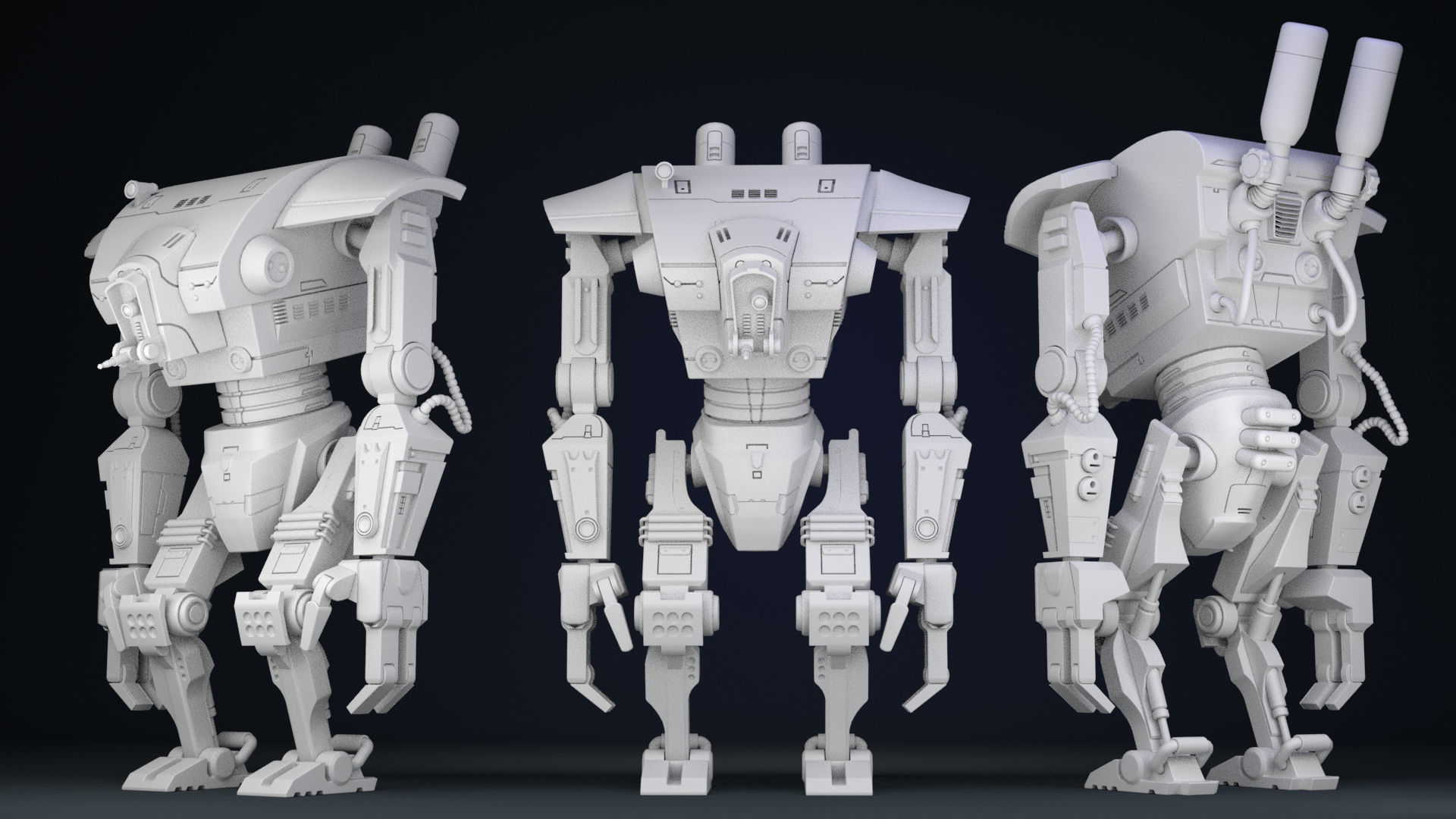 Star Wars Droid 3D model_3