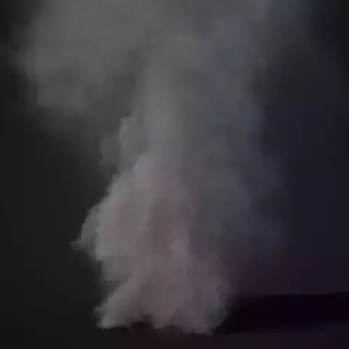 Animated Smoke Plume 4 3D model