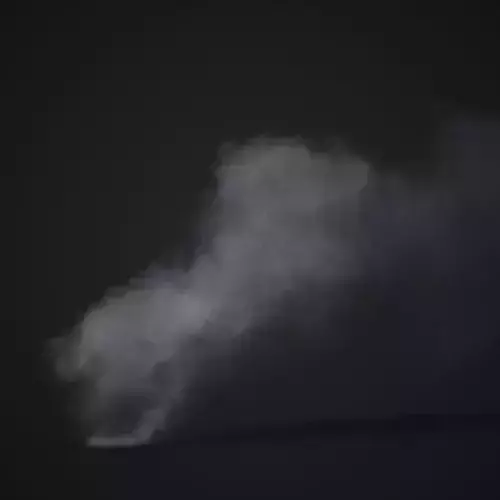 Animated Smoke Plume 3 3D model