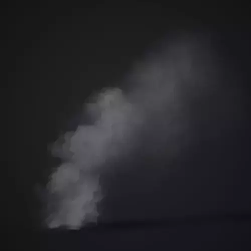 Animated Smoke Plume 2 3D model