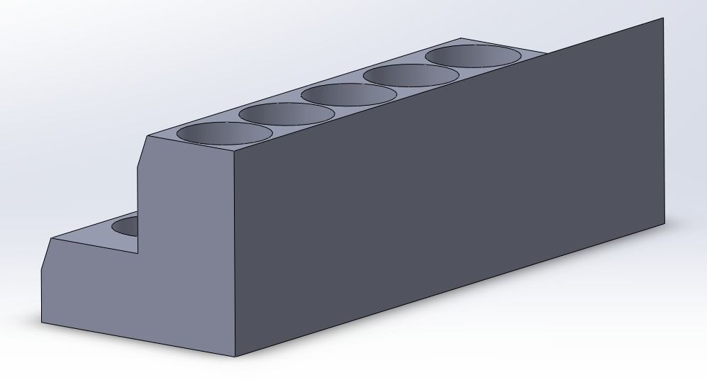 Socket Organizer - 1-2 in Drive Star Bit plus 1-4 in E-socket 3D print model_2