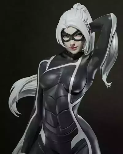 Black Cat 3D Print 3D print model