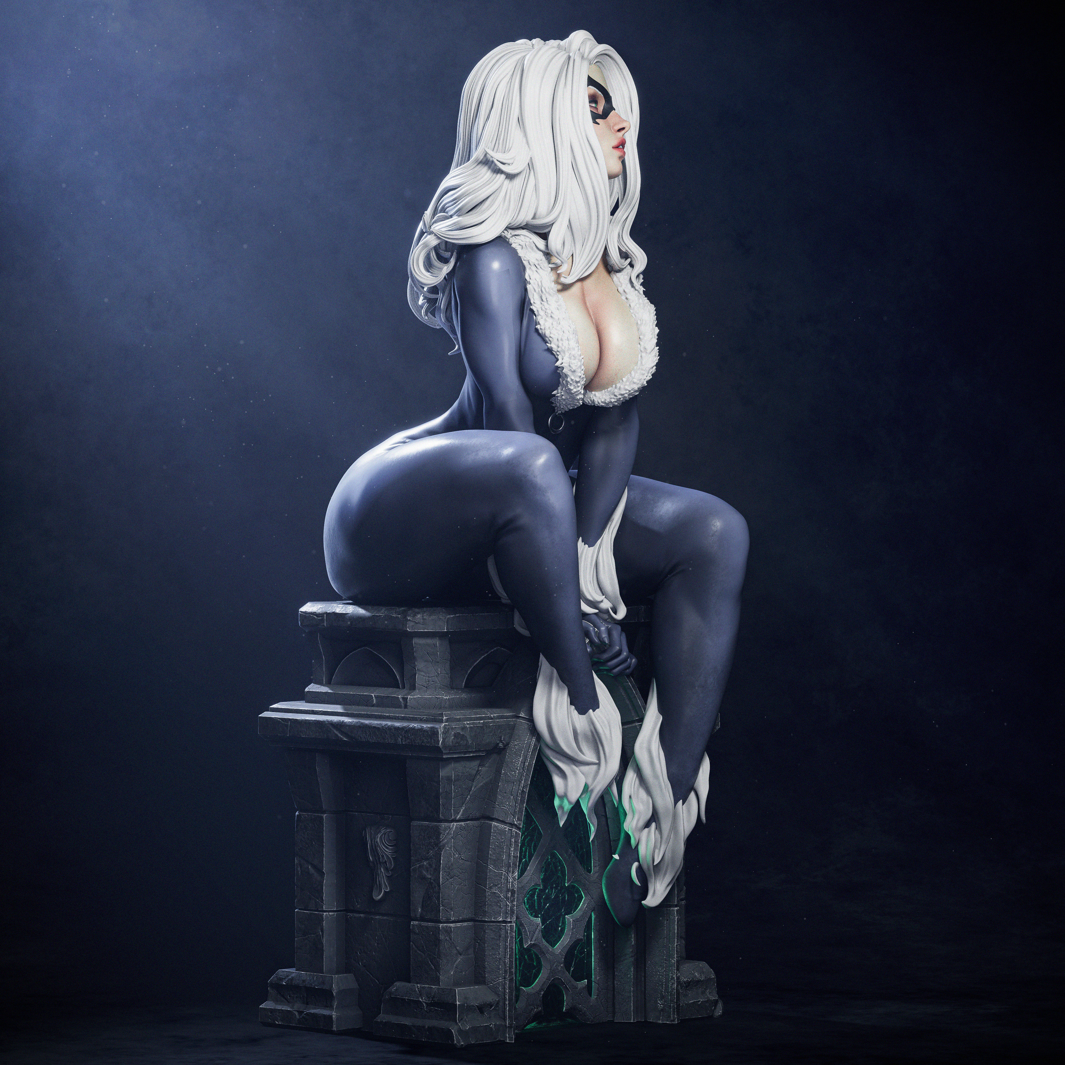 Black Cat 3D Print 3D print model_2