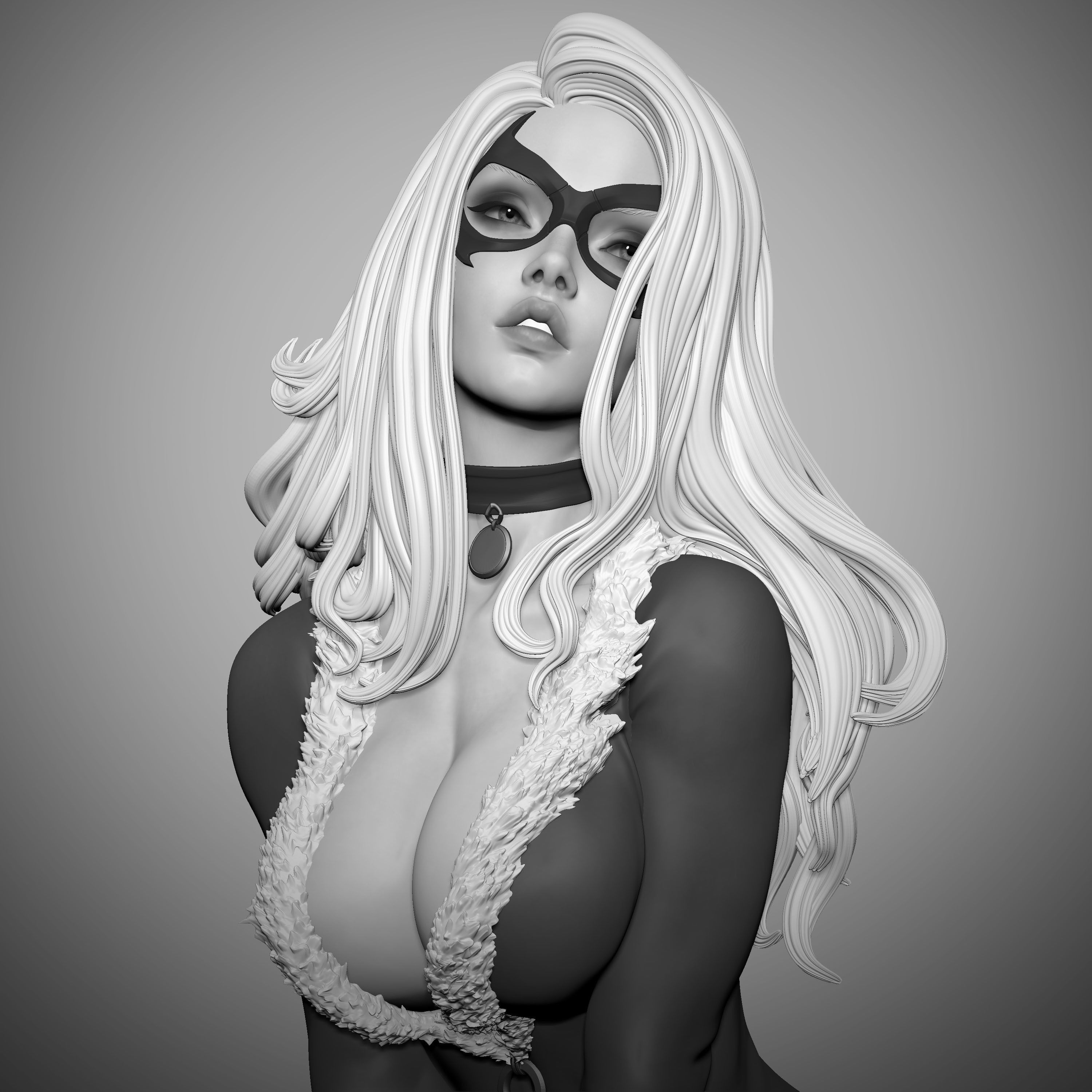 Black Cat 3D Print 3D print model_4