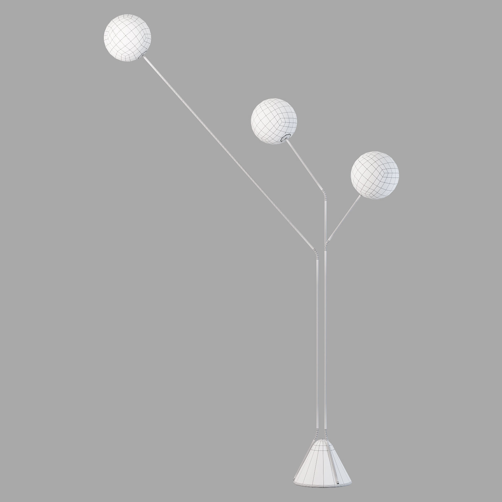 roche bobois flora floor lamp 3D model_5