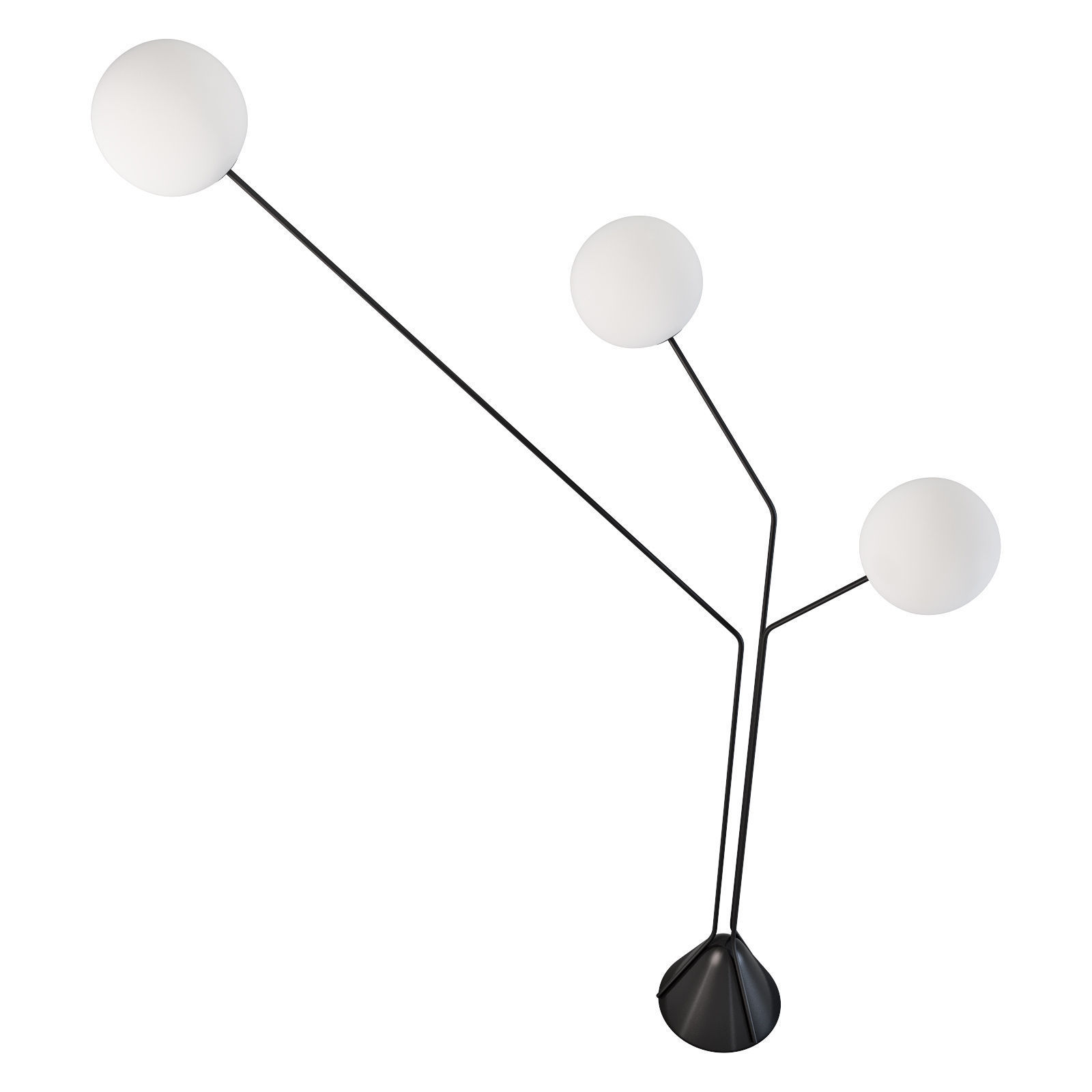 roche bobois flora floor lamp 3D model_2