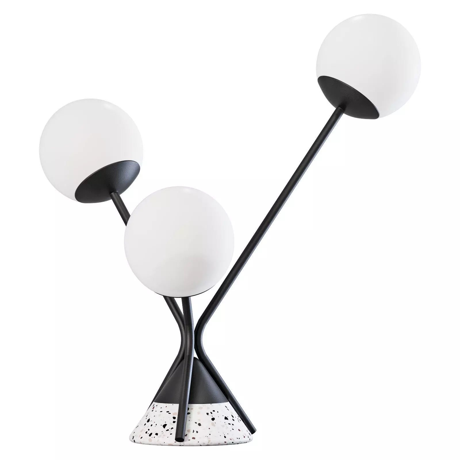 roche bobois flora table lamp 3D model_0