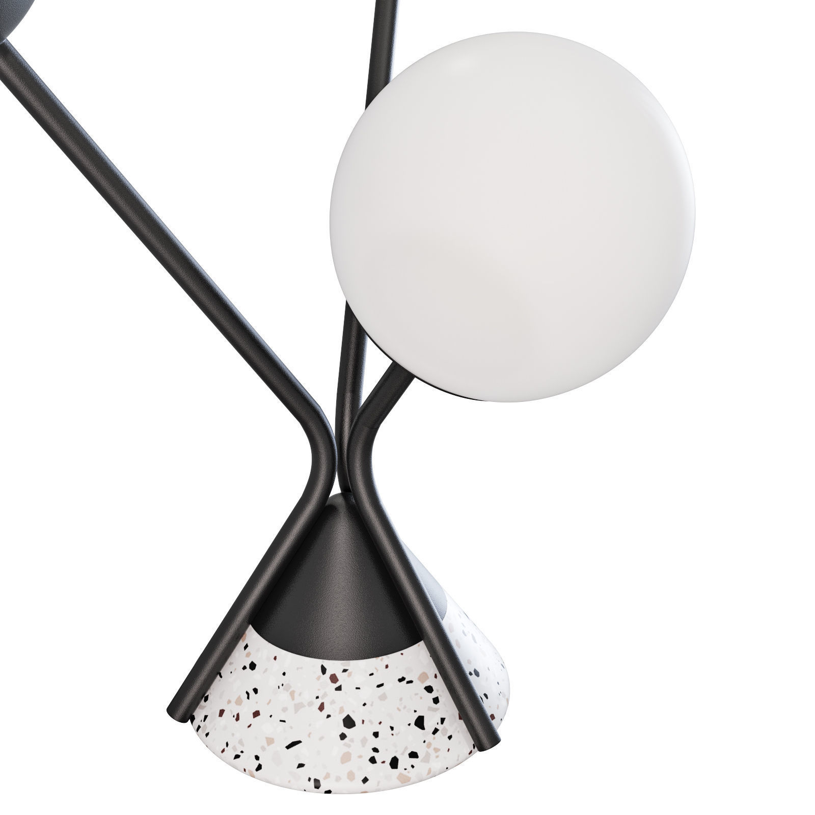 roche bobois flora table lamp 3D model_3