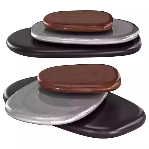 roche bobois galet cocktail table 3D model