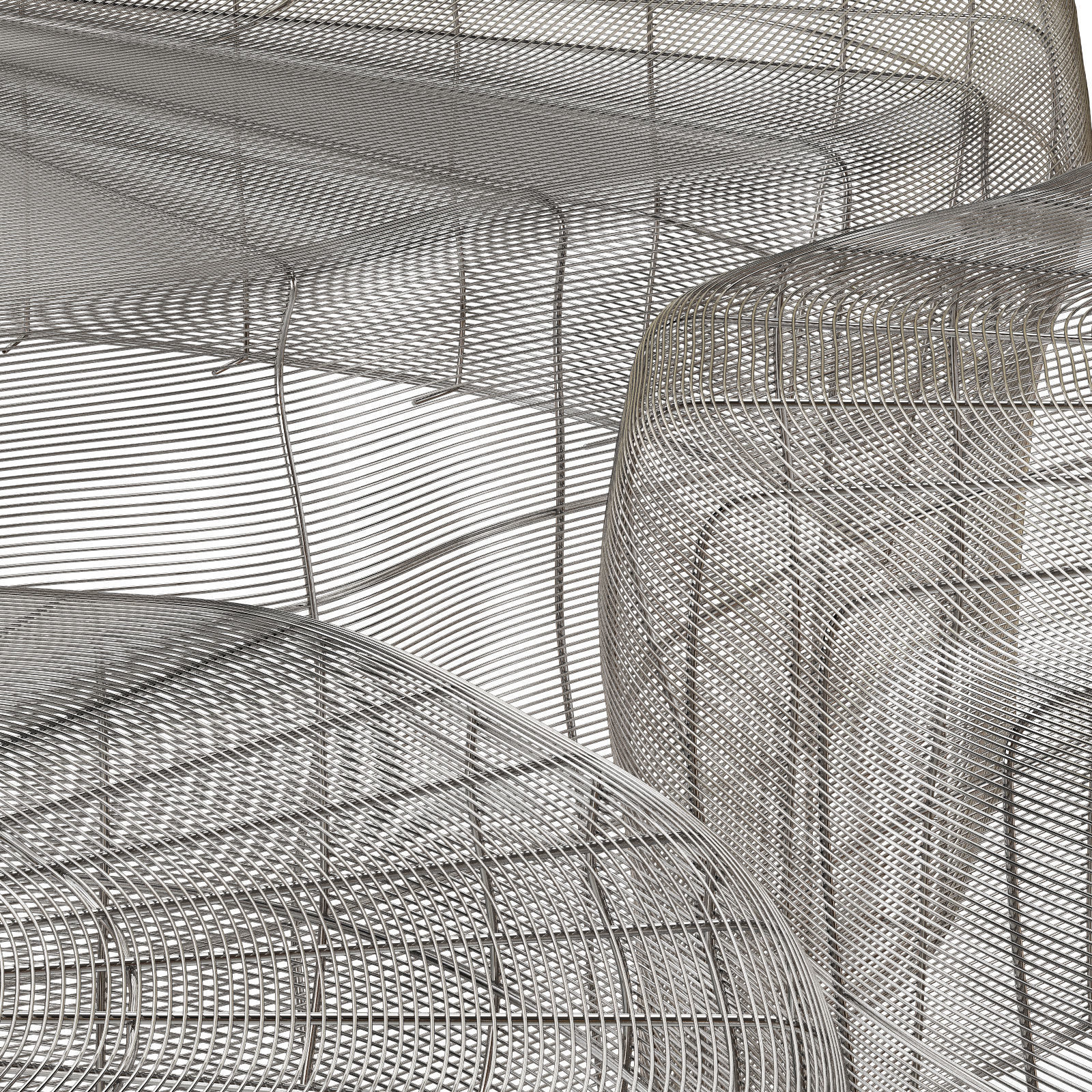 roche bobois iron tree cocktail table 3D model_2