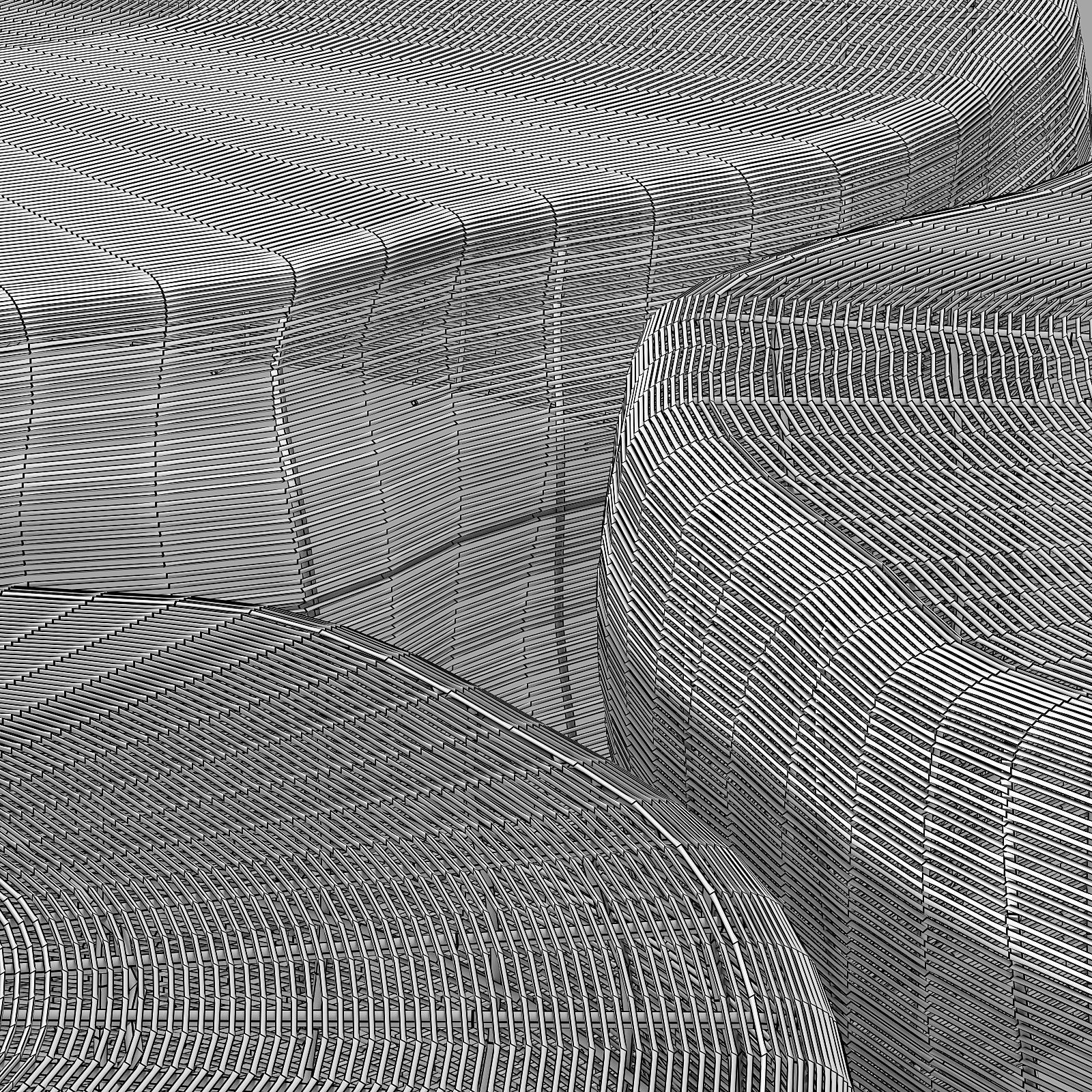 roche bobois iron tree cocktail table 3D model_9