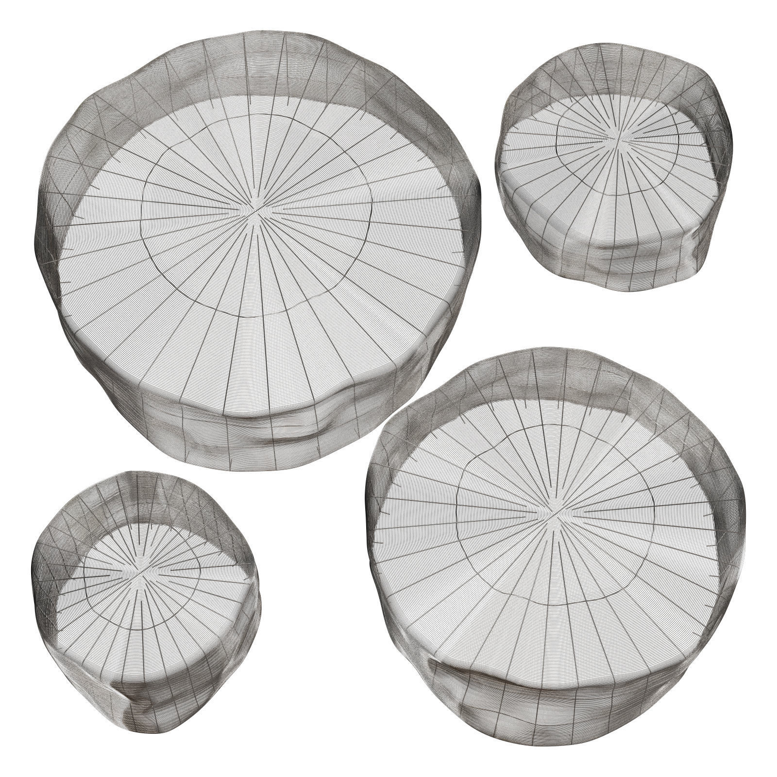 roche bobois iron tree cocktail table 3D model_7