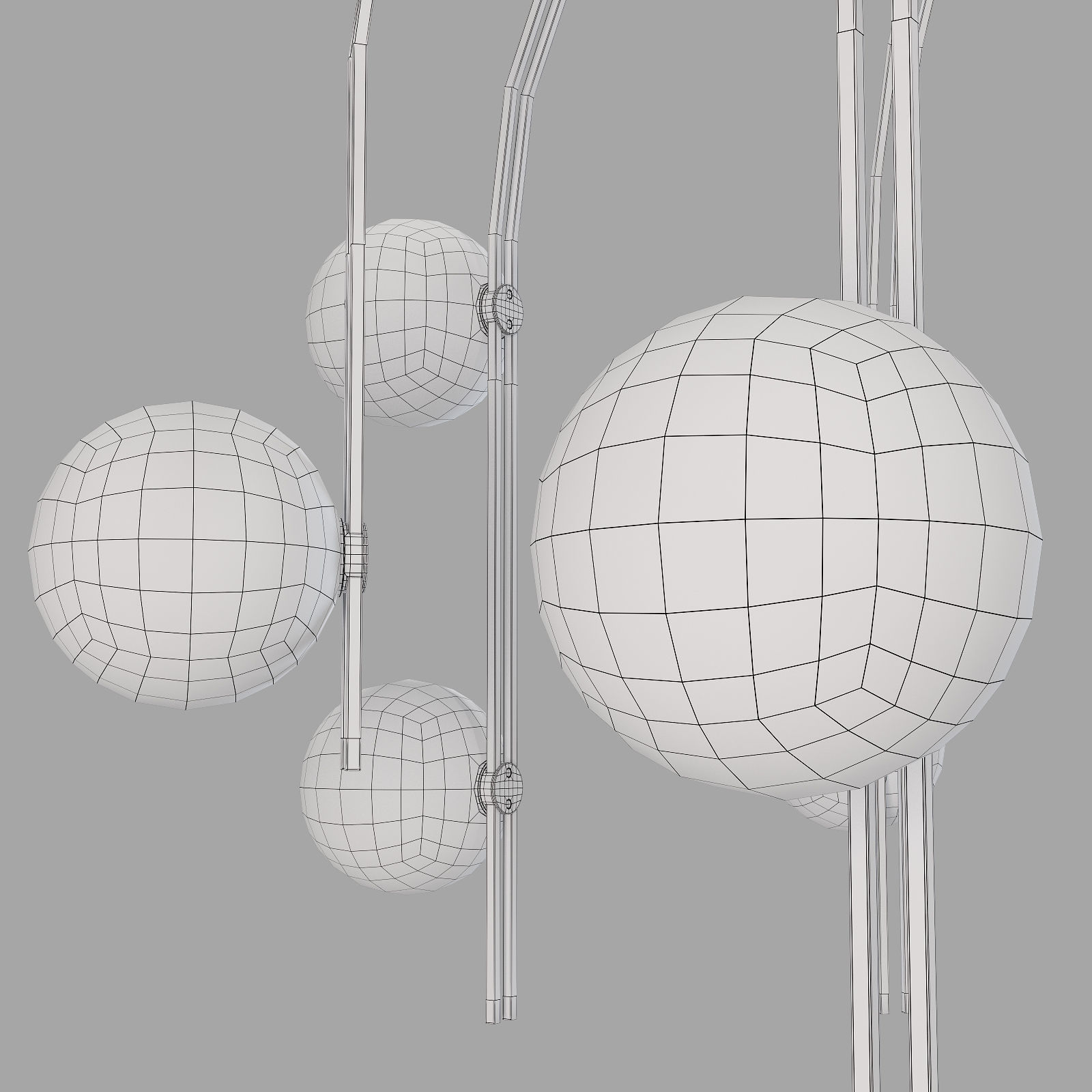 roche bobois medusa suspension 3D model_7